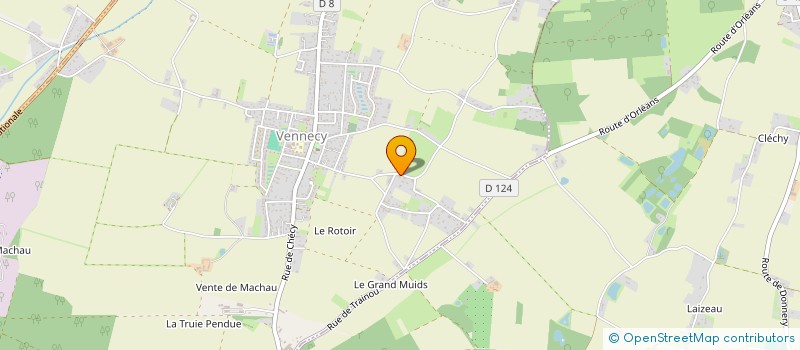 localisation de l'entreprise SCI EXHAIES à VENNECY