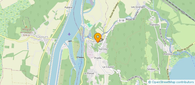 localisation de l'entreprise SCI EXLLL  CHANAZ