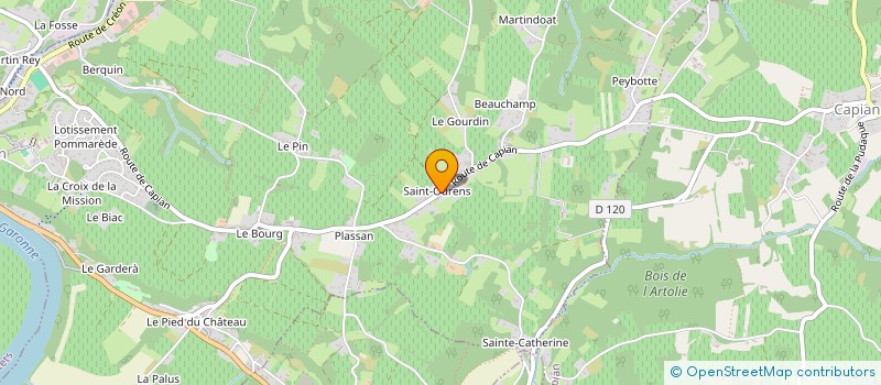 localisation de l'entreprise SCI EXNIHILO  LANGOIRAN