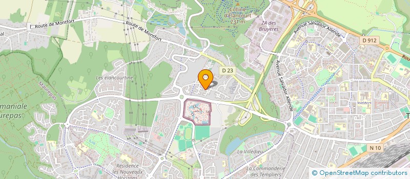 localisation de l'entreprise SCI EXO7 REAL ESTATE  ELANCOURT