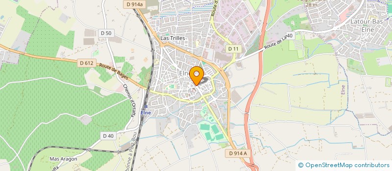 localisation de l'entreprise SCI EXOC  ELNE