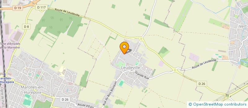localisation de l'entreprise SCI EXONNA  LEUDEVILLE