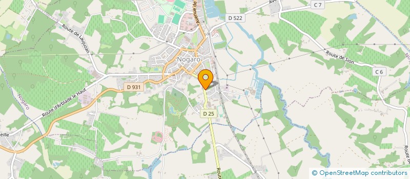 localisation de l'entreprise SCI EXOTIC à NOGARO