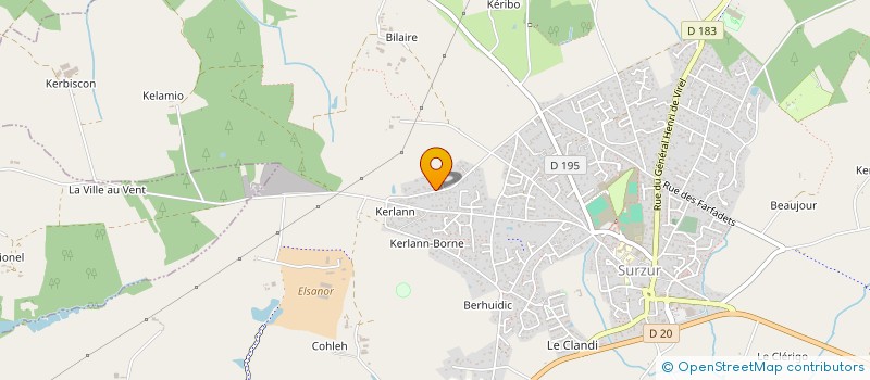 localisation de l'entreprise SCI EXPANSION  SURZUR