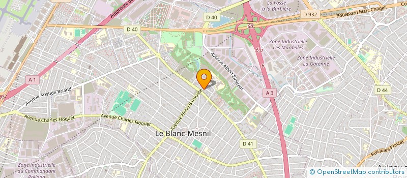 localisation de l'entreprise SCI EXPANSION à LE BLANC-MESNIL