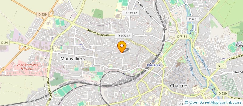 localisation de l'entreprise SCI EXPANSION à MAINVILLIERS