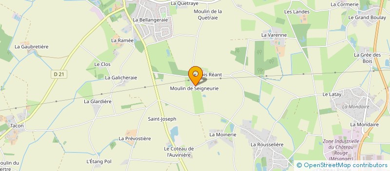 localisation de l'entreprise SCI EXPERIO  MESANGER