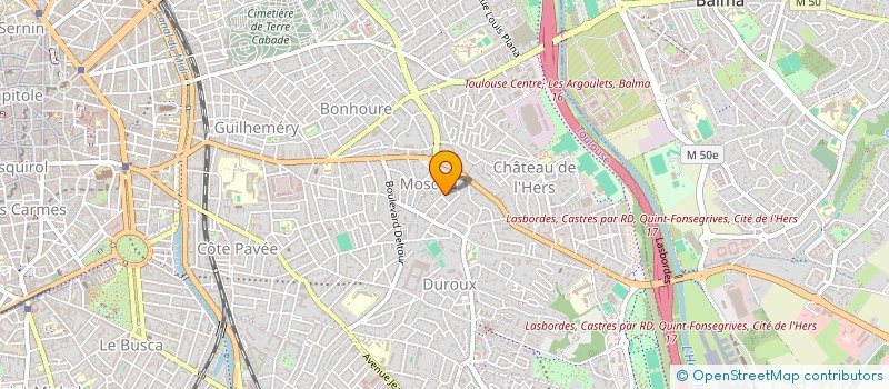 localisation de l'entreprise SCI EXPERT BACHELIER IMMOBILIER à TOULOUSE