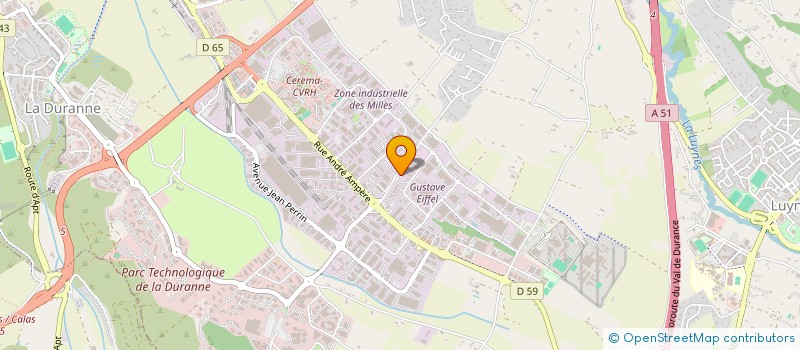localisation de l'entreprise SCI EXPERTS PHOEBUS  AIX-EN-PROVENCE