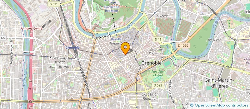 localisation de l'entreprise SCI EXPILLY SAINT JACQUES  GRENOBLE
