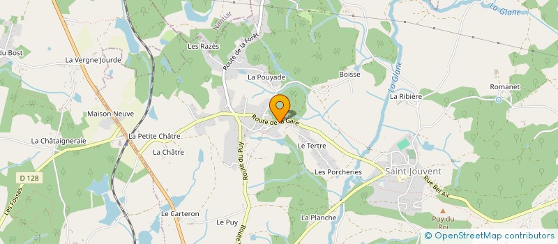 localisation de l'entreprise SCI EXPL DOMAINES CHEZ CHAUD&DU ROCHER à LIMOGES