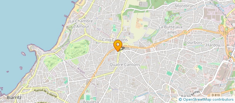 localisation de l'entreprise SCI EXPLORE  ANGLET