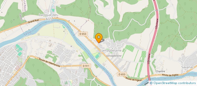 localisation de l'entreprise SCI  EXPOSITO - GELARD - GRENET  LAMAGDELAINE