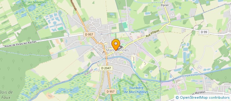 localisation de l'entreprise SCI EXPOSTA  MARCHIENNES