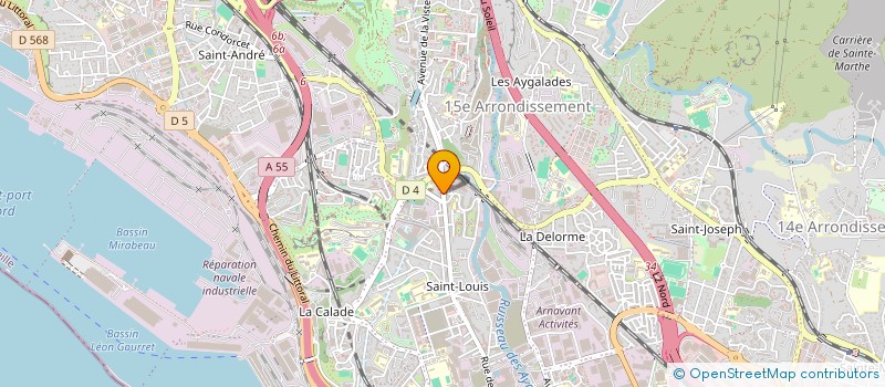 localisation de l'entreprise SCI EXPRESS à MARSEILLE 15