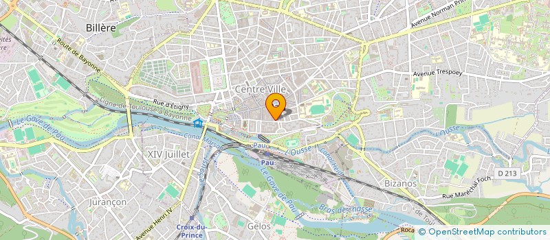 localisation de l'entreprise SCI EXTENSION à PAU