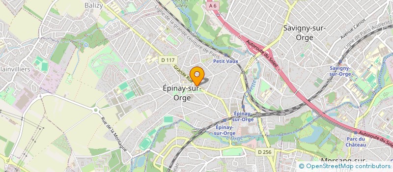 localisation de l'entreprise SCI EXTENSION  EPINAY-SUR-ORGE