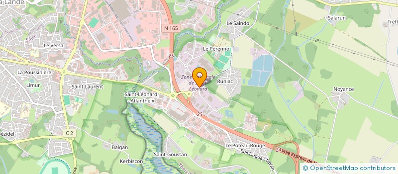 localisation de l'entreprise SCI EXTENSION  THEIX-NOYALO