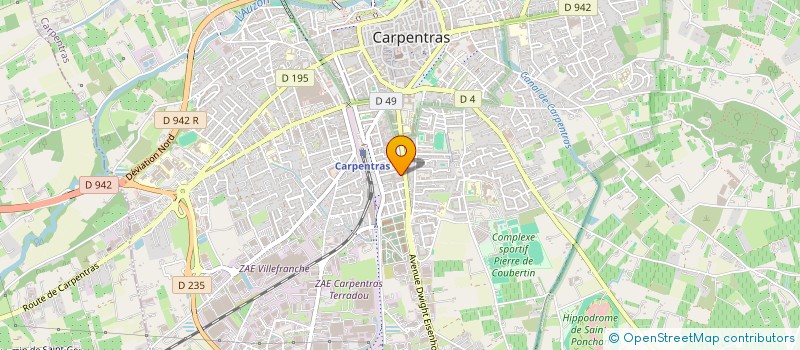 localisation de l'entreprise SCI EXTENSION USINE  CARPENTRAS