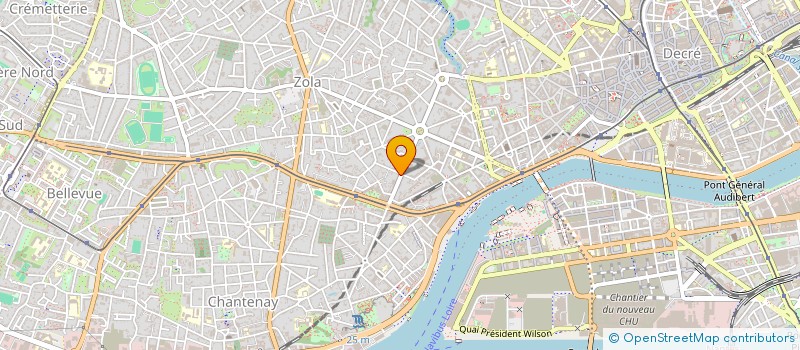 localisation de l'entreprise SCI EXTIME  NANTES