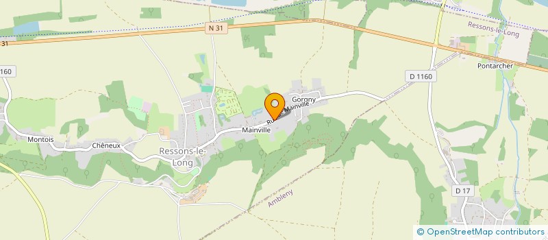 localisation de l'entreprise SCI EXTRAMUROS  RESSONS-LE-LONG