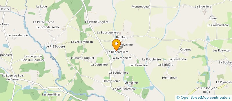 localisation de l'entreprise SCI EXUM  SAINT-PIERRE-DES-NIDS