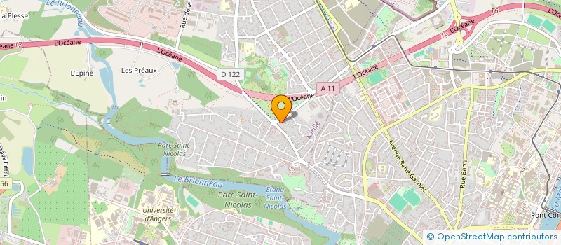 localisation de l'entreprise SCI EYA à AVRILLE