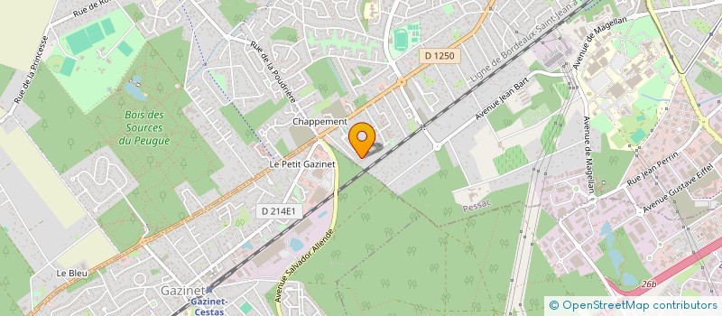 localisation de l'entreprise SCI EYA TOURNESOLS  PESSAC