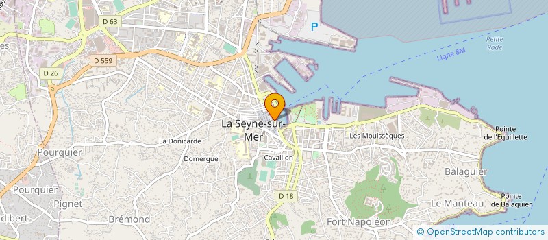 localisation de l'entreprise SCI EYBEL à LA SEYNE-SUR-MER