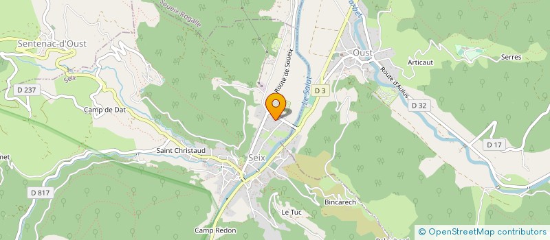 localisation de l'entreprise SCI EYCHARTIN à SEIX