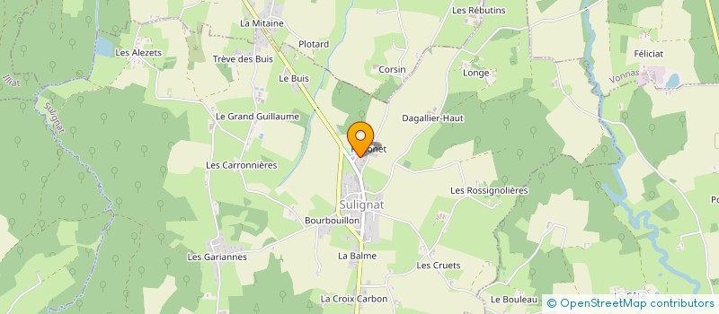 localisation de l'entreprise SCI EYFAC  L'ABERGEMENT-CLEMENCIAT