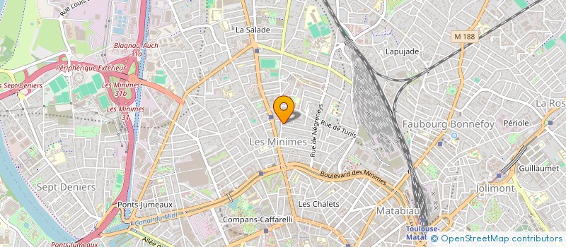 localisation de l'entreprise SCI EYLAU  TOULOUSE