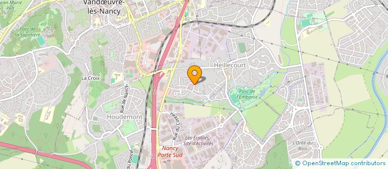 localisation de l'entreprise SCI EYLUL  HEILLECOURT