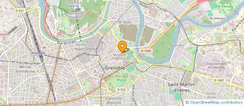 localisation de l'entreprise SCI EYLY  GRENOBLE