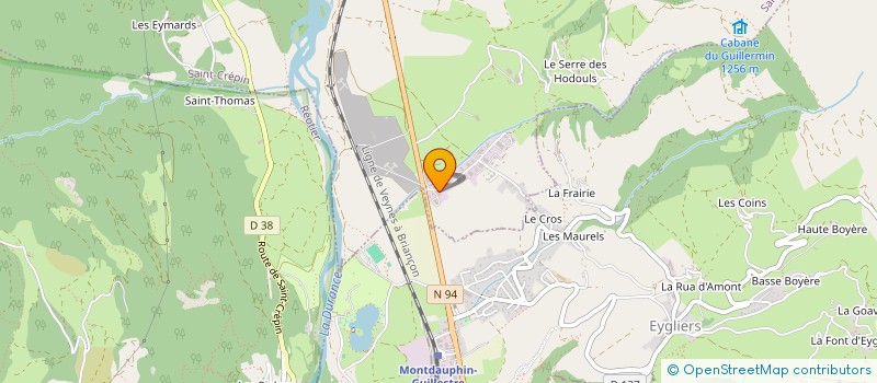 localisation de l'entreprise SCI EYMARD-SIAL  SAINT-CREPIN