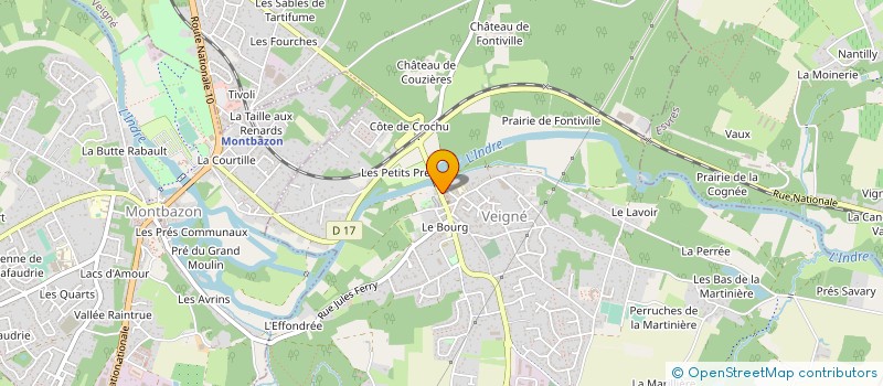 localisation de l'entreprise SCI EYMIN-GARIN à VEIGNE