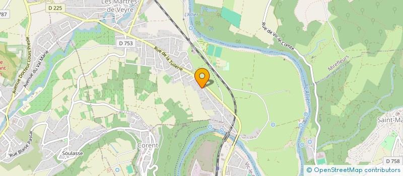 localisation de l'entreprise SCI EYNAC  LES MARTRES-DE-VEYRE