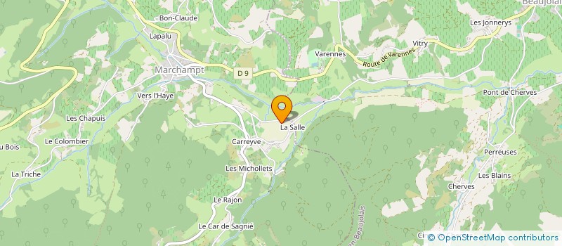 localisation de l'entreprise SCI EYOR  LANTIGNIE