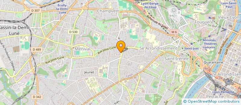 localisation de l'entreprise SCI EYQUEM  LYON