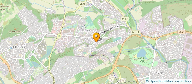 localisation de l'entreprise SCI EYRVE  JACOU