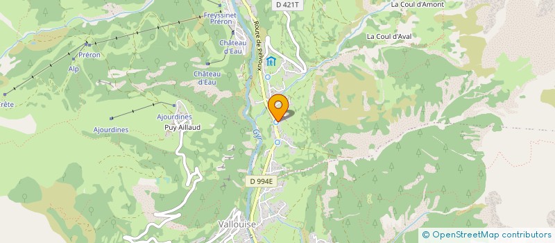 localisation de l'entreprise SCI EYSSABEN III à VALLOUISE-PELVOUX