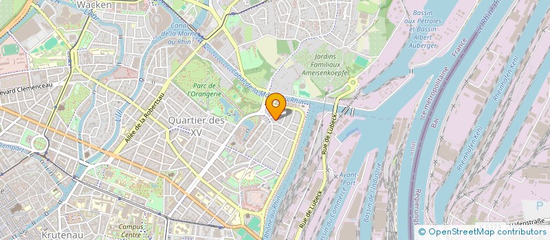 localisation de l'entreprise SCI EYTAN ET RAPHAEL  STRASBOURG