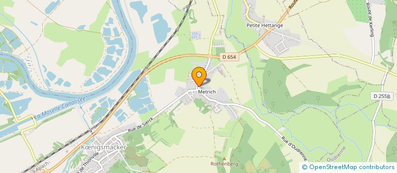 localisation de l'entreprise SCI EYTEEN à KOENIGSMACKER