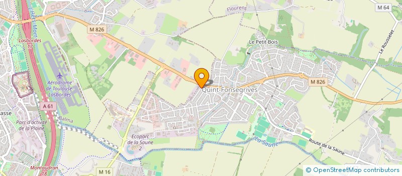 localisation de l'entreprise SCI EYVA  QUINT-FONSEGRIVES