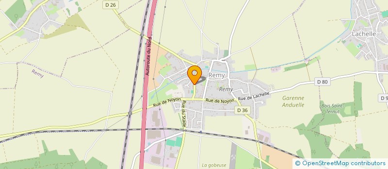 localisation de l'entreprise SCI EZA IMMOBILIER  REMY