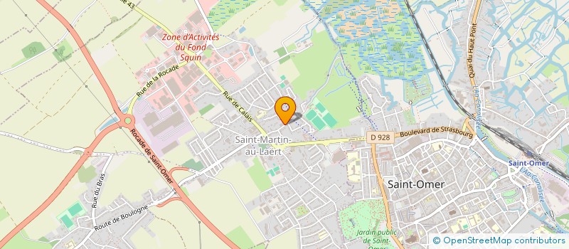 localisation de l'entreprise SCI EZAC  SALPERWICK