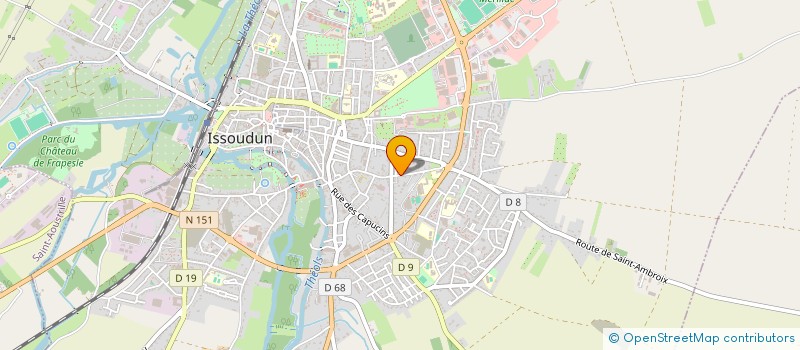 localisation de l'entreprise SCI EZAC2  ISSOUDUN