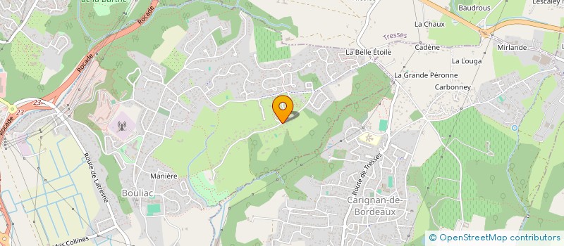 localisation de l'entreprise SCI EZAN  BOULIAC