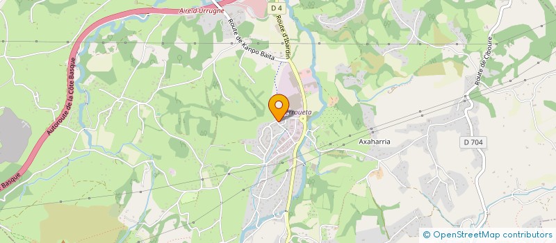 localisation de l'entreprise SCI EZCURRA ANAIAK  URRUGNE