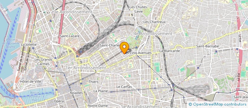 localisation de l'entreprise SCI EZECITE  MARSEILLE